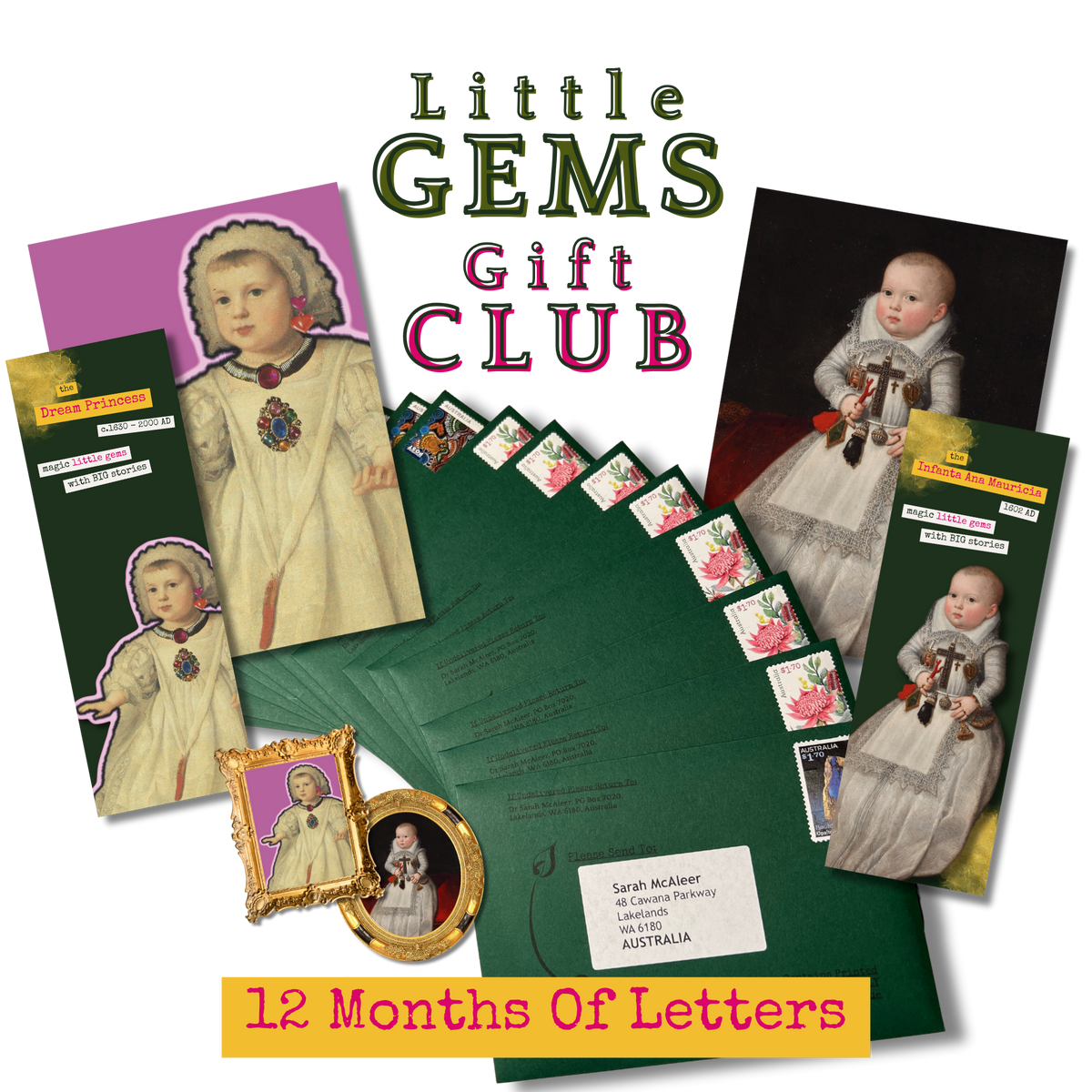 Little Gems Gift Club | 12 Months Of Letters