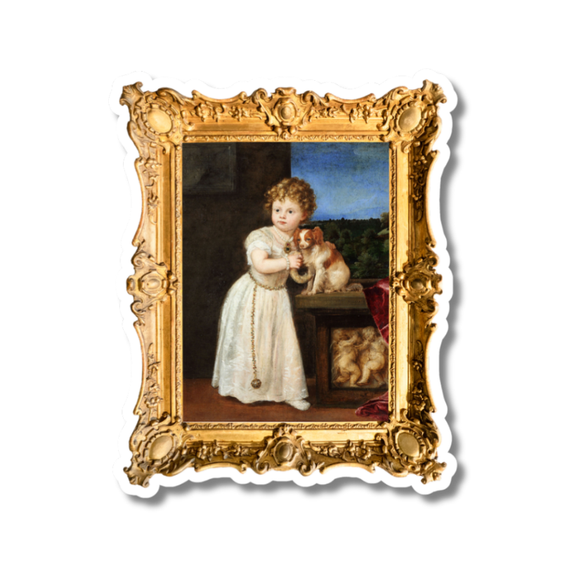 Little Sticker Of History Edition 7 | Fig 203 - Clarice Strozzi  | Single Vinyl Sticker