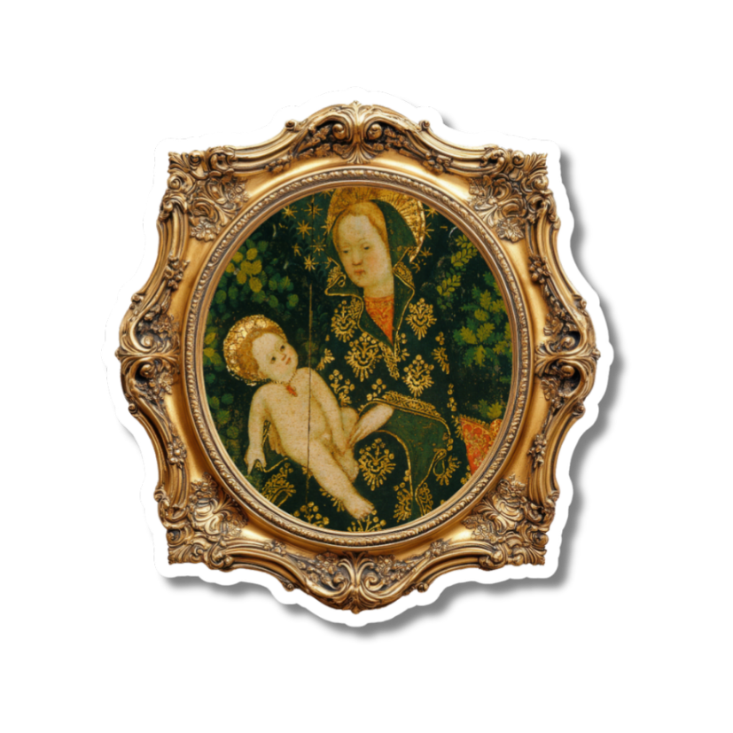 Little Sticker Of History Edition 4 | Fig 101 - Madonna Of Humility | Single Vinyl Sticker