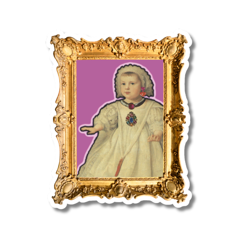 Little Sticker Of History Edition 1 | Fig 128 - The Dream Princess | Single Vinyl Sticker